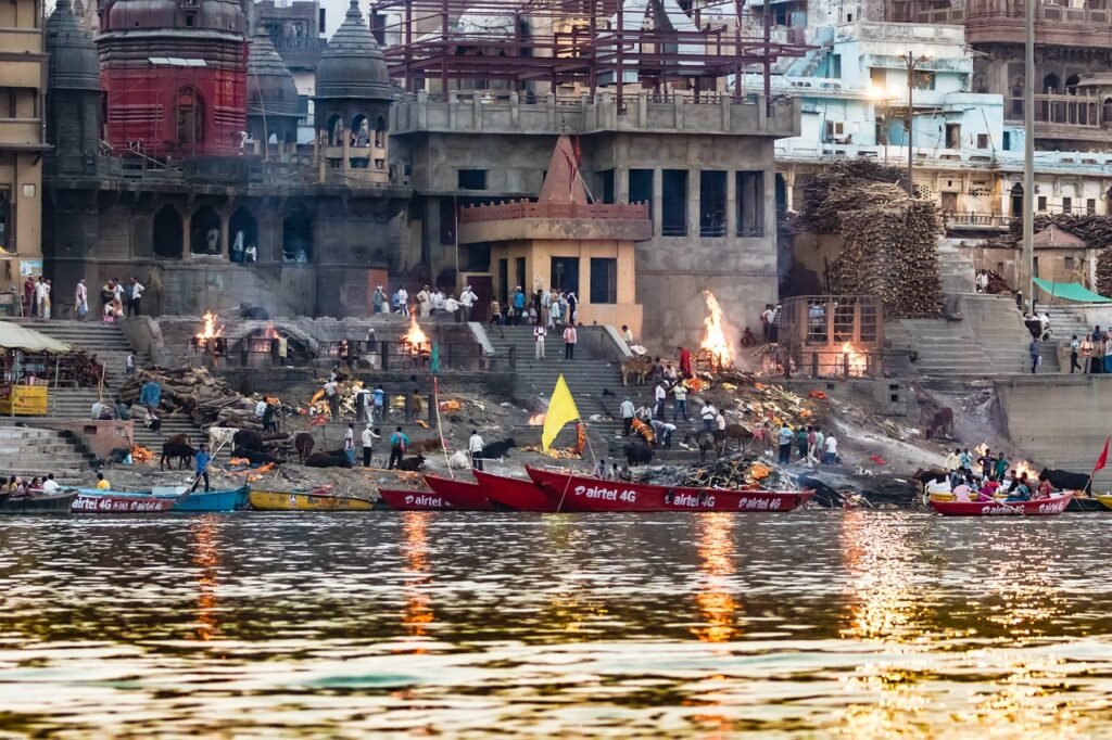 india, varanasi, ganges